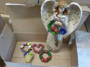 lot 405 image: Case of 24 Sets Resin 9 Angel with...