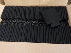 lot 421 image: Case of 100 Black Collapsible Can C...