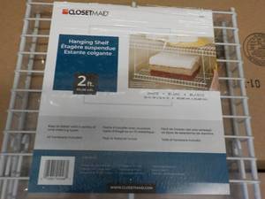 lot 427 image: Case of 4 - 2 ft Closet Maid Hangin...
