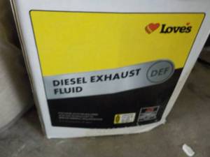 lot 443 image: 2.5 Liter Jug Loves Diesel Exhaust...