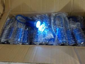 lot 448 image: Case of 50 4 Blue LED Flashlights...
