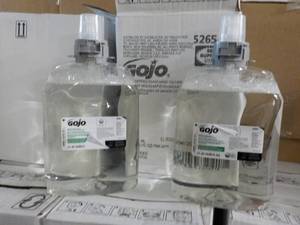 lot 271 image: 2 - 2 liter Jugs GOJO Hand soap...