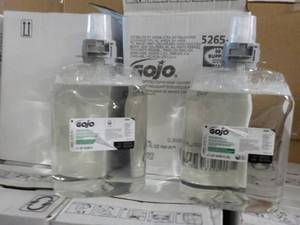 lot 272 image: 2 - 2 liter Jugs GOJO Hand soap...