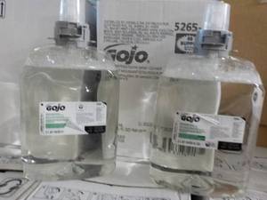 lot 276 image: 2 - 2 liter Jugs GOJO Hand soap...