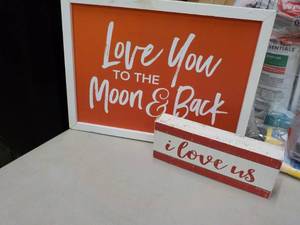 lot 462 image: 2 Wood Signs...