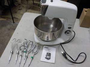lot 467 image: Oster Stand Mixer with Accessories...