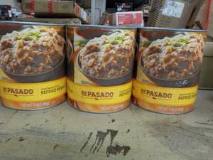 lot 476 image: 3 - 7 lb. Cans Del Pasado Refried B...