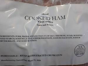 lot 510 image: 5 lb. Bag Frozen Sliced Cooked Ham...
