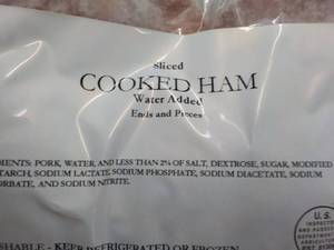 lot 511 image: 5 lb. Bag Frozen Sliced Cooked Ham...