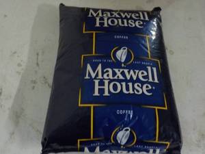 lot 528 image: 4 lb. Bag Maxwell House Whole Bean ...