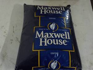 lot 529 image: 4 lb. Bag Maxwell House Whole Bean ...