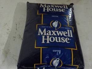 lot 530 image: 4 lb. Bag Maxwell House Whole Bean ...