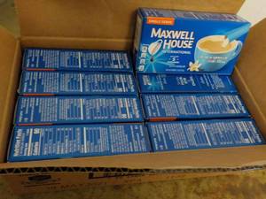 lot 543 image: Case of 8 Boxes Maxwell House Frenc...
