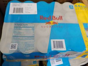 lot 546 image: 24 pack Red Bull Sugar Free...