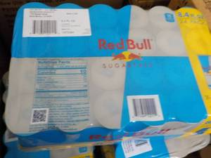 lot 548 image: 24 pack Red Bull Sugar Free...