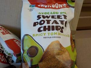 lot 554 image: Case of Jacksons Sweet Potato Chip...