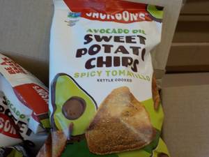 lot 556 image: Case of Jacksons Sweet Potato Chip...