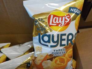 lot 560 image: Case of Lays Layers Three Cheese F...