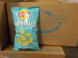 lot 568 image: Case of 12 - 5 oz Bags Lays Poppabl...