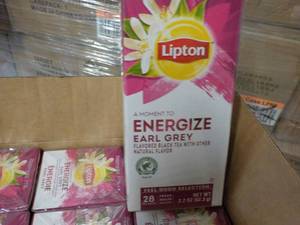 lot 579 image: Case of 6 Boxes 28 Bags each Lipton...