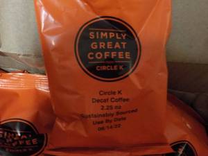 lot 583 image: Case of 64 Simply Great Decaf Coffe...
