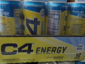 lot 601 image: Case of 12 C4 Energy Drink...