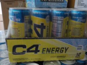 lot 602 image: Case of 12 C4 Energy Drink...