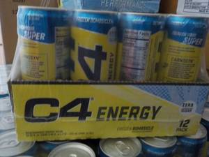 lot 604 image: Case of 12 C4 Energy Drink...