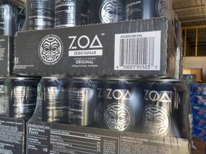 lot 613 image: 2 - 12 Packs ZOA Energy Drinks...