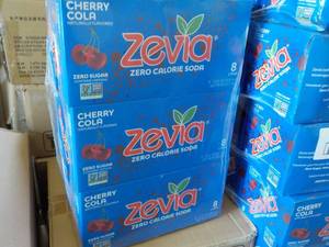lot 621 image: 3 - 8 Pack Zevia Cherry Cola Zero C...
