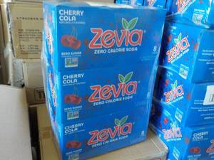 lot 622 image: 3 - 8 Pack Zevia Cherry Cola Zero C...