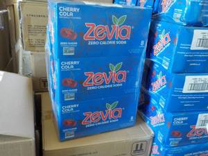 lot 623 image: 3 - 8 Pack Zevia Cherry Cola Zero C...