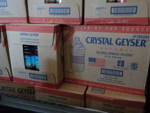 lot 625 image: 2 Cases Crystal Geyser Alpine Sprin...