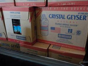 lot 626 image: 2 Cases Crystal Geyser Alpine Sprin...