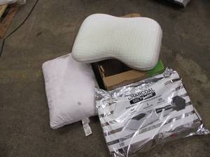 lot 26 image: 2 Memory Foam Pillows and a Normal ...