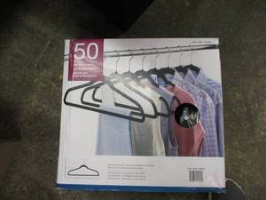 lot 38 image: 50 Non Slip Hangers...