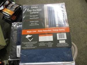 lot 56 image: SunBlock Total Blackout Curtains 52...