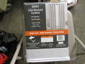 lot 59 image: Sun Block total black out curtain