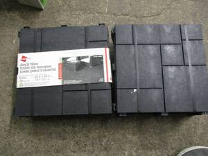 lot 66 image: 20 Easy Tile 1 x 1 foot square deck tiles