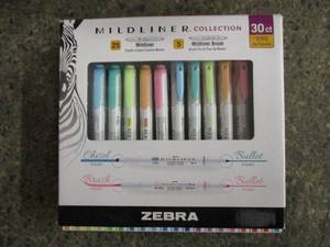 lot 76 image: 30 MildLiner 2 Pointed Markers...