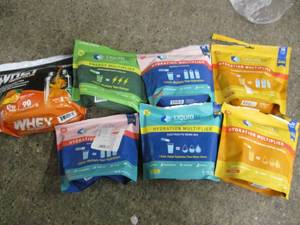 lot 83 image: Liquid IV and Whey Drink Powder Pac...