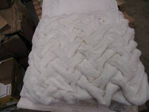lot 97 image: Big White Fluffy Pillow...