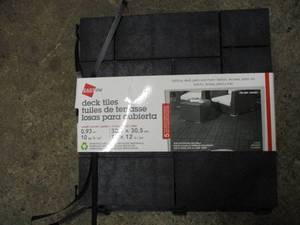 lot 100 image: 10 - 1 sq ft Deck Tiles...
