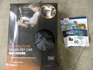 lot 112 image: Car Seat Cover and Dog Pill Casing ...