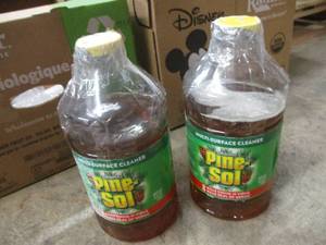 lot 119 image: 2 Bottles of Opened Pine-Sol...