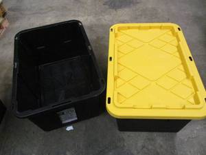 lot 126 image: 2 Storage Totes with One Lid...