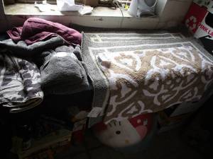 lot 140 image: Small Rugs and Towels - some have l...