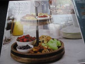 lot 147 image: Mikasa 2 Tier Lazy Susan...