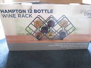 lot 193 image: Mikasa Hampton 12 Bottle Wine Rack...