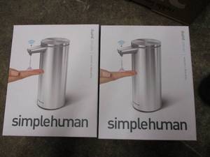 lot 207 image: 2 Simple Human Sensor Soap or Sanit...